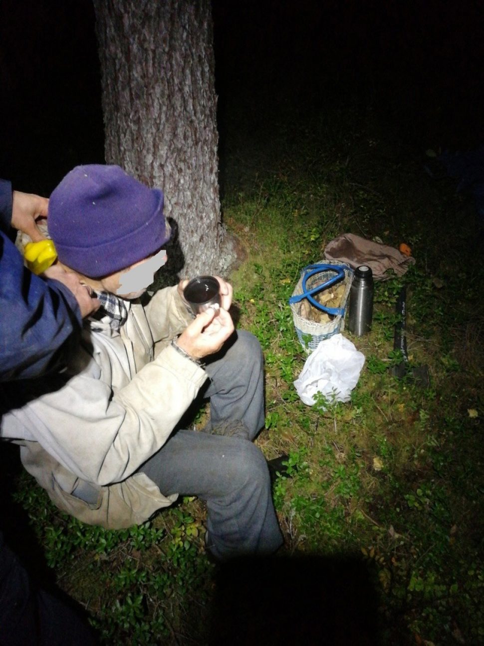 Северодвинские спасатели эвакуировали пожилого грибника из леса
